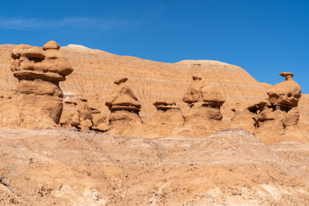 istock Hoodoo rock formations in Goblin Valley State Park in Utah 1330787717