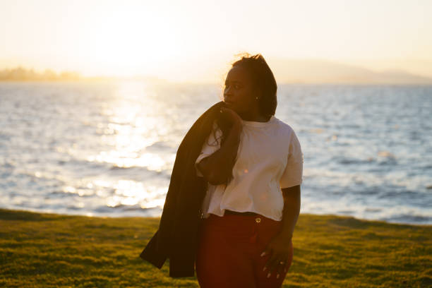 istock Black women enjoying the sunset 1330788732