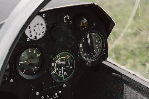 istock Glider aerometric instrument panel of aircraft 1330791383