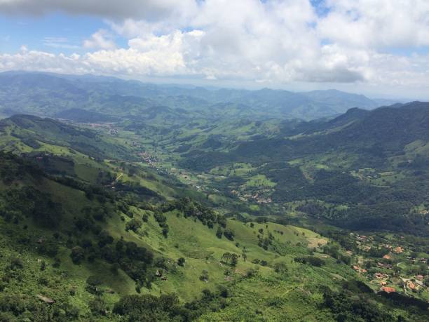 istock Aerial view from the green valley 1330793520