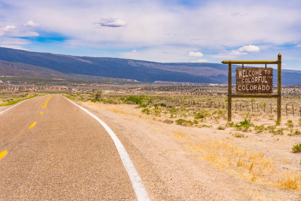 istock Welcome to colorful Colorado sign 1330801455