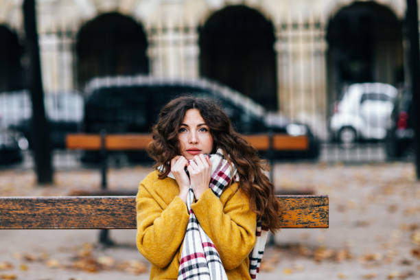 istock Beautiful girl in the  Paris 1330801470