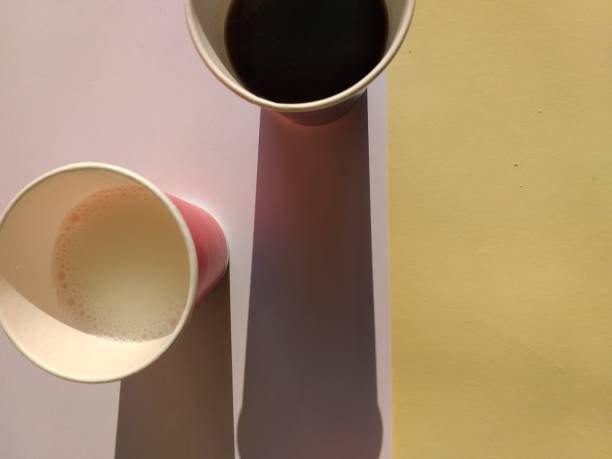 istock a cup of coffee is placed on the table 1330809392
