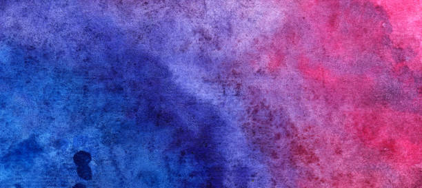istock Purple blue grunge abstract background in watercolor 1330814891
