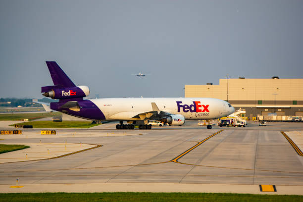 FedEx McDonnell Douglas MD-11F stock photo