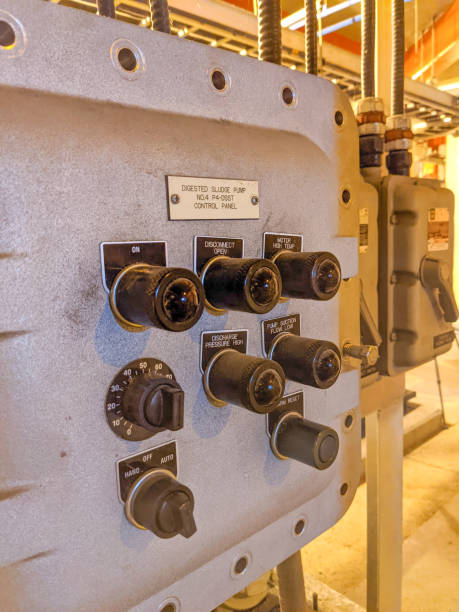 istock pressure gauge and knobs control at a plant 1330822389