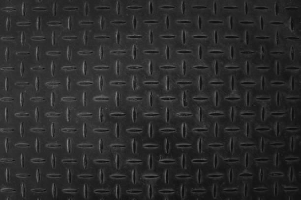 istock Close up black steel texture background. 1330827945