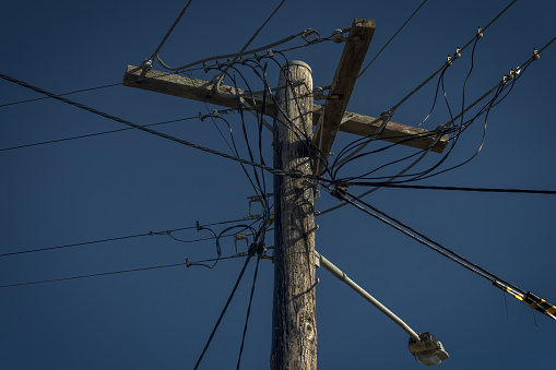 Many Wires on a Telegraph Pole