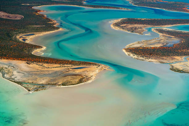 istock Abstract aerial photography, Useless Loop, Western Australia 1330841878
