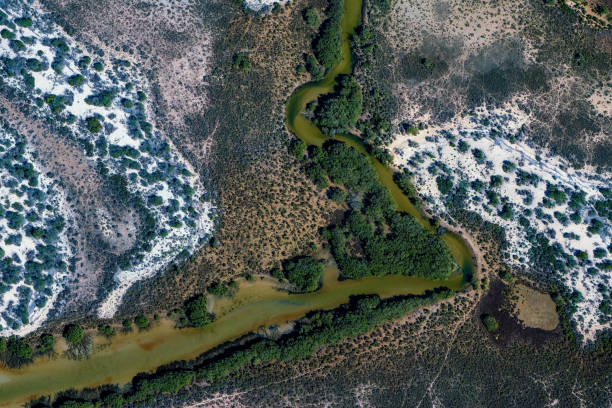istock Abstract aerial photography, Useless Loop, Western Australia 1330841950