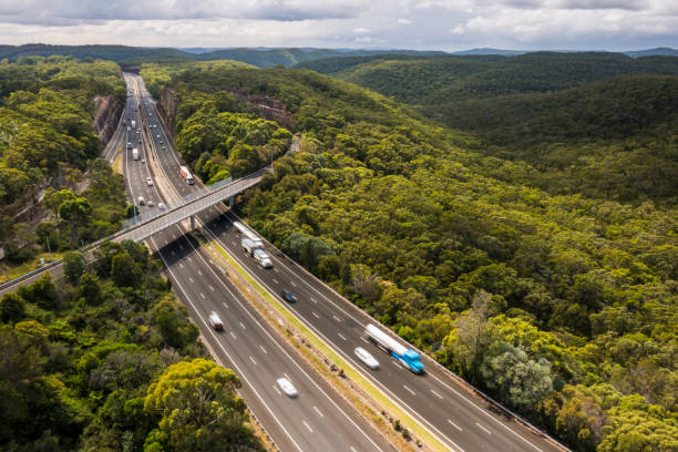 M1 Motorway Sydney stock photo