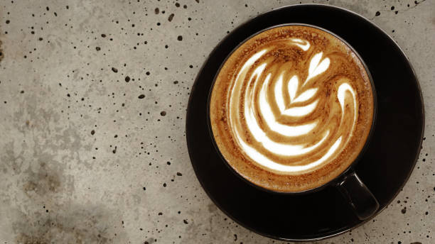 istock a cup of latte art coffee 1330858117