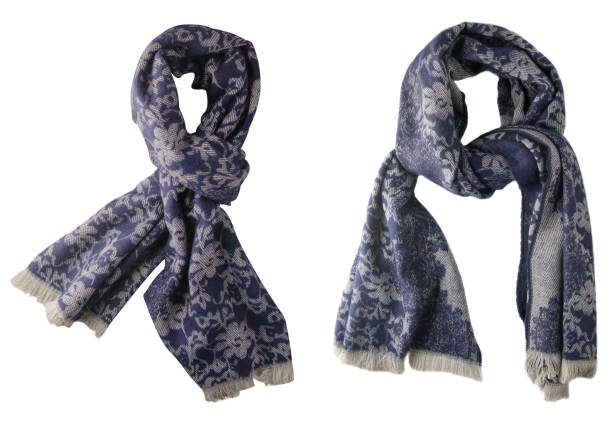 istock Scarf isolated on white background.Scarf  top view 1330866610