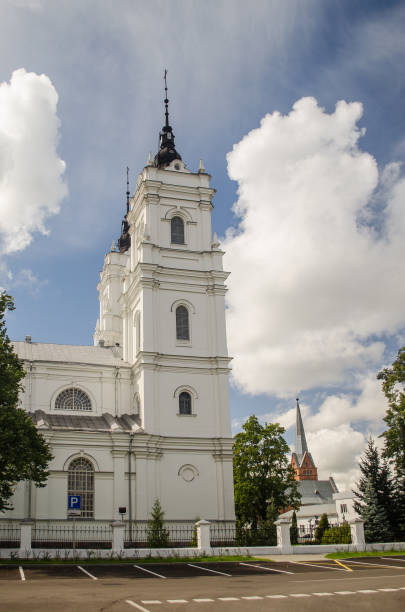 istock White catholic church in Daugavpils, Latvia 1330866991