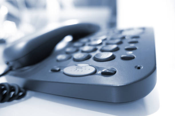 Landline phone, copy space, Nikon Z7