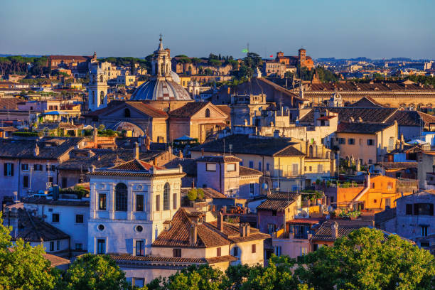 istock Sunset In City Of Rome 1330874907