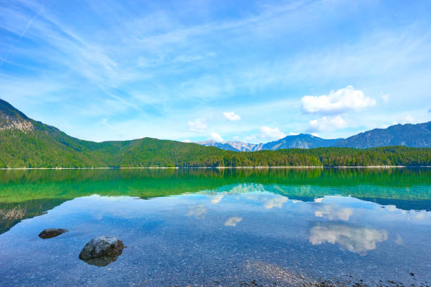 istock Picturesque Lake Eibsee 1330876319