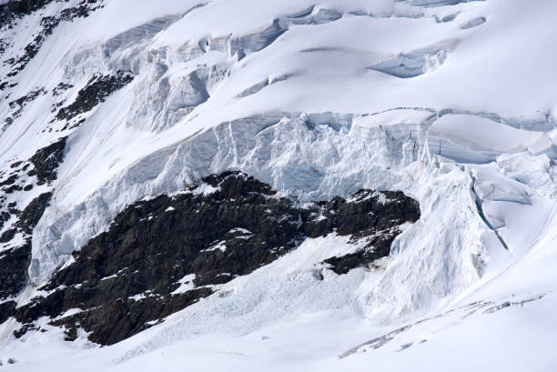 istock Beautiful glacier landscape seen from Jungfraujoch on a sunny summer day. 1330876607