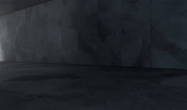 istock Empty space with concrete wall and lateral lights, Abstract  Modern design background.3d Rendering. 1330879649