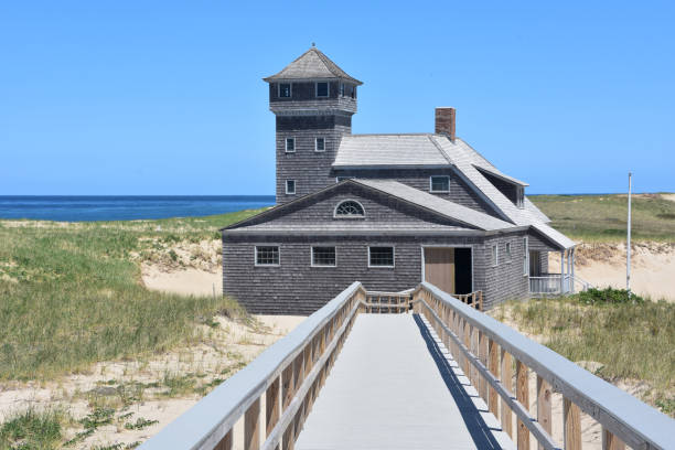 istock Old Coast Lifeguard Station on the Cape 1330881670