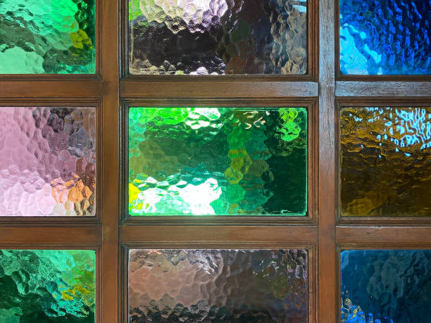 istock Frosted glass texture background natural color 1330886981