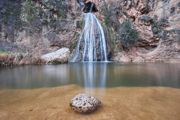 wasserfall in loja, granada - jabot stock-fotos und bilder