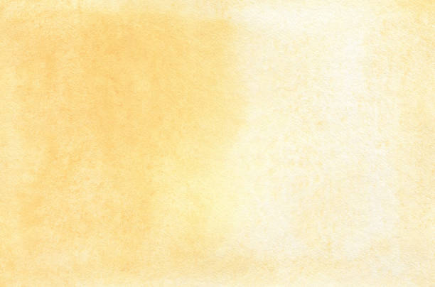 istock Abstract yellow watercolor gradient background texture. Peach color backdrop. 1330892978