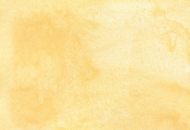 istock Abstract yellow watercolor gradient background texture. Peach color backdrop. 1330893488