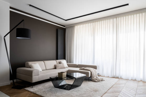 istock Bright and elegant living room 1330895826