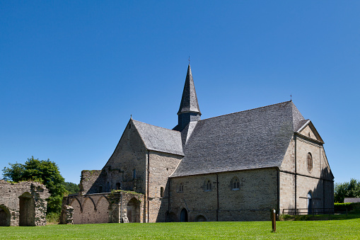 The abbey of Relec is an abbey founded probably in 1132 in the valley of the Queffleut at the foot of the Monts d'Arrée, in the territory of the commune of Plounéour-Ménez in Finistère in Brittany.