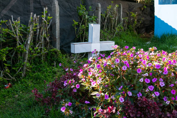 istock Flower and Cross 1330915885