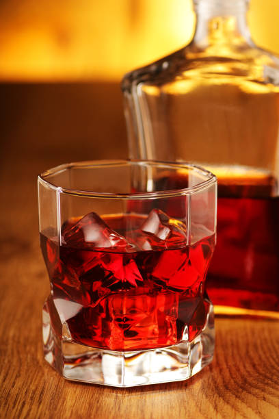 istock glass with tincture and decanter 1330924731