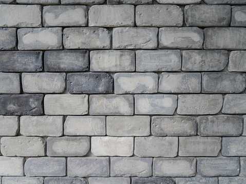 grey square brick tiles wall texture background, minimal exterior backdrop