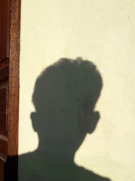 istock man shadow photo with wall background 1330937079