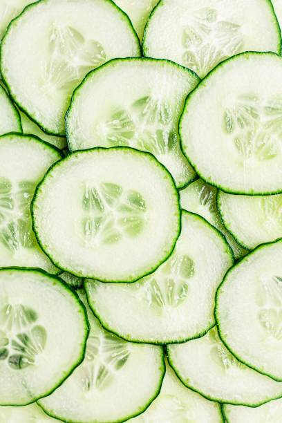 Cucumber Slices stock photo