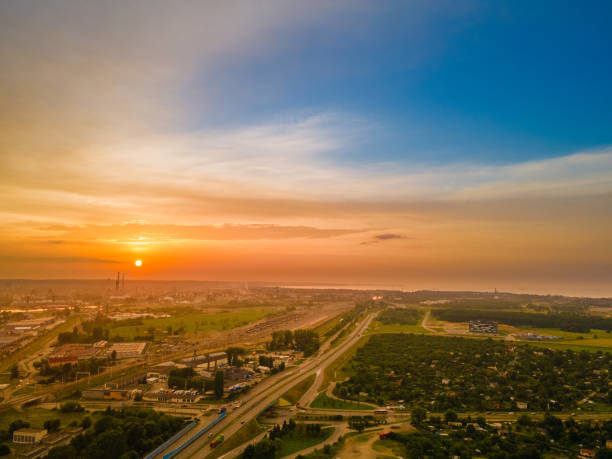 istock Sunset in the city 1330944601