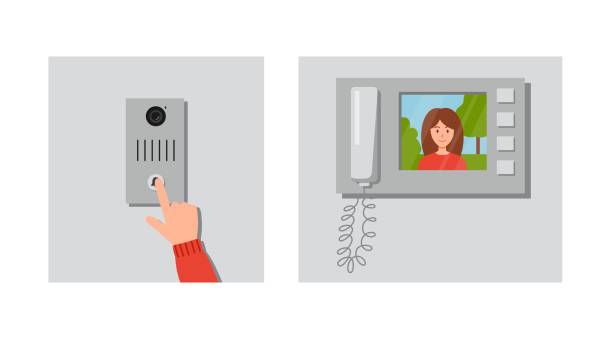 Cartoon Using Intercom Extension 80+ Intercom Wall Stock Illustrations, Royalty-Free Vector Graphics ...