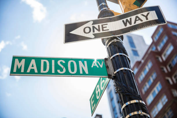 istock Road signs in New York 1330956468