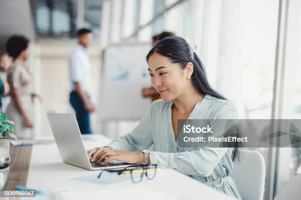 Productivity Powered By Digital Technology Stock Photo - Download Image Now - Using Computer, Office, Laptop