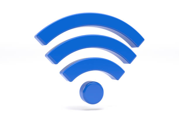 istock WIFI Symbol 3D Isolated on White Background with Clipping Path 1330965121