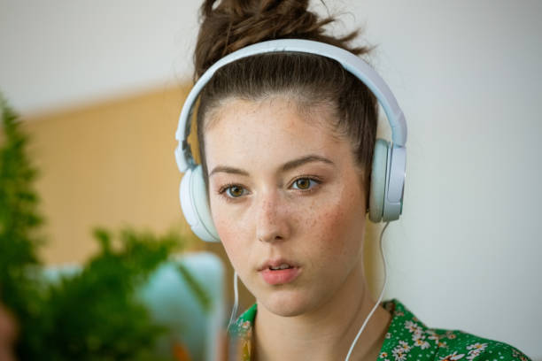 istock Young woman working at home 1330965498