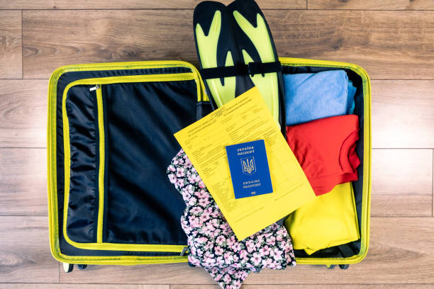 istock ukraine covid passport vaccination at bags with stuff 1330967626