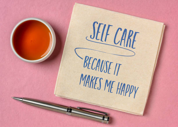 istock self care, because it makes me happy - inspirational reminder 1330976991