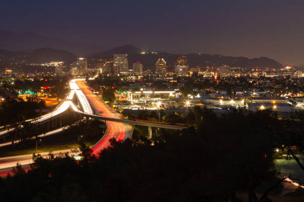istock The 134 freeway leading into Glendale CA at blue hour. 1330978970