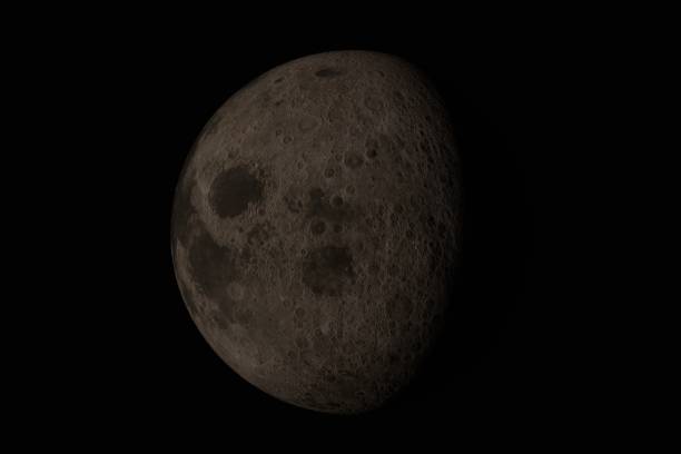 istock Closeup of full moon, taken 3d-illustration 3d-rendering 1330986388