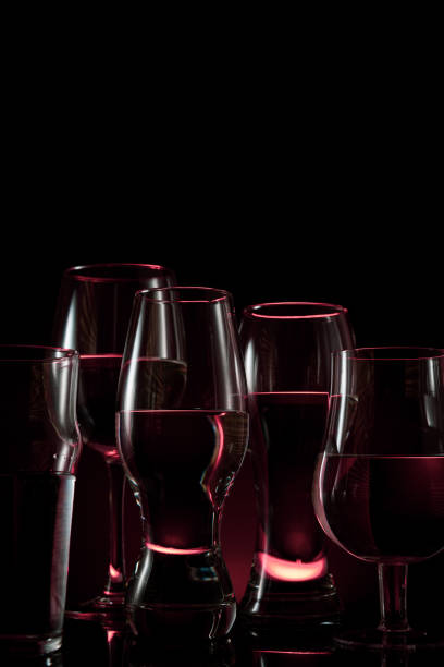istock Various types of crystal glasses 1330988065
