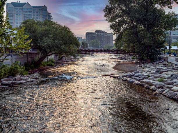 istock Truckee River flowing through Wingfield Park in Reno, Nevada 1330990144