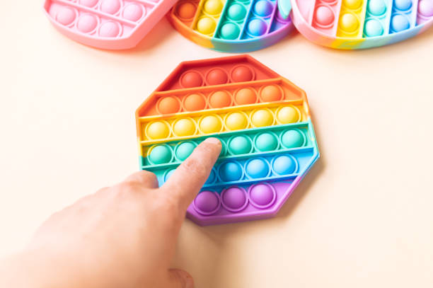 istock Rainbow Pop It Bubble Sensory Fidget Toy 1330997355
