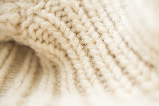 closeup fondo de tela de lana de punto beige photo