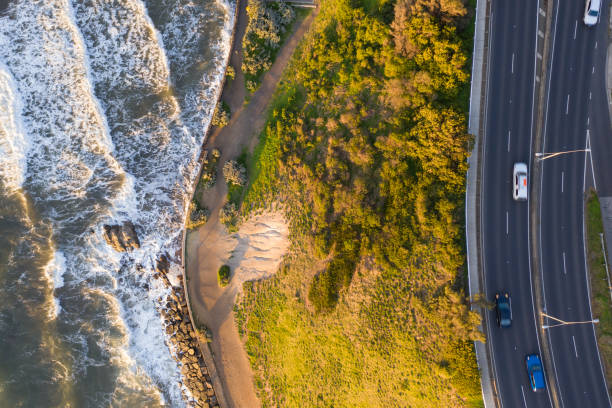 istock Aerial Sunset at Oliver's Hill, Frankston on Golden Hour 1331001676